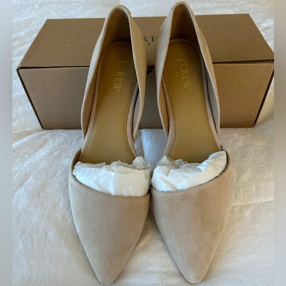NEW J.Crew Zoe d'Orsay flats